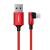 uGreen US299 USB-A - Lightning kábel MFi 2.4A 1m - piros