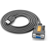 uGreen USB 2.0 to RS-232 COM Port DB9 (F) Adapter Cable Gray 1,5m (20201)