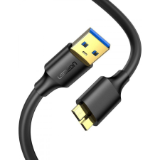 uGreen USB 3.0 - micro USB 3.0 kábel, 1m (fekete) kábel és adapter