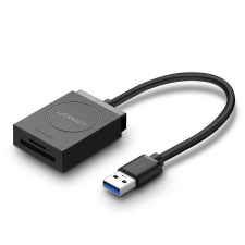 uGreen USB Adapter Card Reader SD, microSD (black) kártyaolvasó