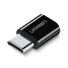 uGreen USB-C 3.1 Micro USB Adapter ABS tok Fekete telefontok hátlap tok tok és táska