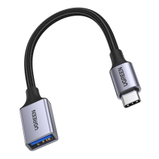 uGreen USB C (férfi) - USB (női) 3.0 OTG kábel 0.15m Ugreen US378 - fekete kábel és adapter