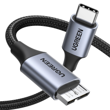 uGreen USB C / micro USB-B 3.0 kábel Ugreen US565 5Gb/s 3A 0.5m - szürke kábel és adapter