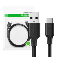 uGreen USB-USB-C kábel 0,25m (fekete) kábel és adapter