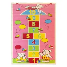  Ugróiskola mintás gyerekszőnyeg 133 x 180 cm lakástextília