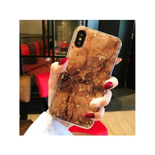 UGY Apple iPhone SE (2020)/8/7 márványos szilikon hátlap tok, barna tok és táska