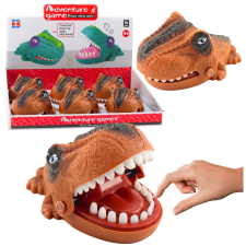Ügyességi játék harapós dinoszaurusz barna társasjáték