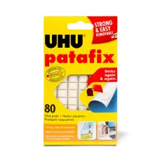 UHU Gyurmaragasztó, 80 kocka/csomag, UHU "Patafix" ragasztó