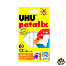 UHU Patafix / Gyurmaragasztó Fehér, 80 db kreatív és készségfejlesztő