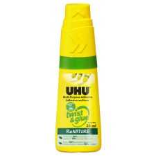 UHU Ragasztó univerzális, UHU Twist&amp;Glue ReNature, oldószermentes, 35 ml ragasztó