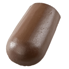 újHÁZ Leier Toscana Lux Matt beton kezdő kúpcserép (rögzítőkapoccsal) barna építőanyag