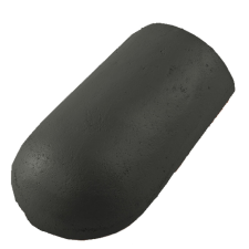 újHÁZ Toscana Classic beton kezdő kúpcserép (rögzítő csavarral) antracit (48 db/rkl) építőanyag