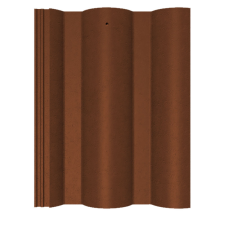 újHÁZ Toscana Lux Matt beton alapcserép barna építőanyag