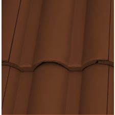 újHÁZ Toscana Lux Matt beton szellőzőcserép barna építőanyag