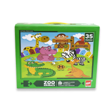 Újhely Gyerek Puzzle – Az állatkert lakói 35db puzzle, kirakós