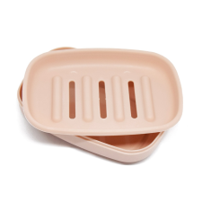 Újhely Műanyag szappantartó csepegtető tálcával / rózsaszín (17121) fürdőszoba kiegészítő
