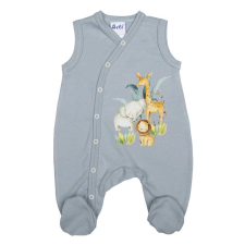  Ujjatlan vékony pamut rugdalózó Szafaris mintával rugdalózó