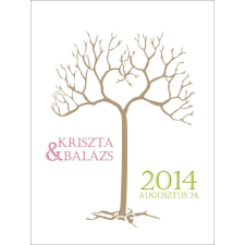  Ujjlenyomatfa vendégkönyv dekorációs kellék