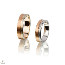 Újvilág Kollekció Arany férfi karikagyűrű 68-as méret - 837VF/68-DB gyűrű
