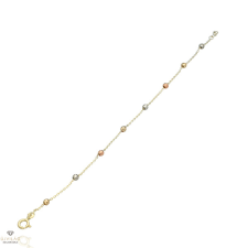 Újvilág Kollekció Arany karlánc 18 cm - 249-FA01DIABRCLSFRKL karkötő