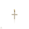 Újvilág Kollekció Arany kereszt medál - 09S137-7-TC_KT