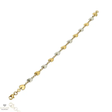 Újvilág Kollekció Arany szív karlánc 18 cm - X3STB214953-YW karkötő