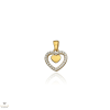 Újvilág Kollekció Arany szív medál - VX9-X9ZP200221-YW