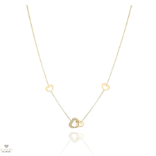 Újvilág Kollekció Arany szív nyaklánc 45 cm - 04S115-7 nyaklánc