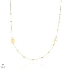 Újvilág Kollekció Arany Szűz Mária kereszttel nyaklánc 45 cm - 03S118-6 nyaklánc