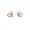 Újvilág Kollekció Ezüst gyerek szív fülbevaló - 02107-331