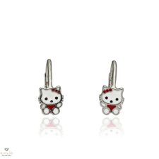 Újvilág Kollekció Ezüst Hello Kitty gyerek fülbevaló - 02203-21 fülbevaló