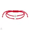 Újvilág Kollekció Ezüst kereszt és szív karkötő 19 cm - 07RED217-01