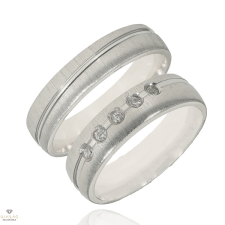 Újvilág Kollekció Ezüst női karikagyűrű 58-as méret - T527/N/58-DBR gyűrű