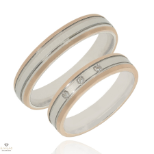 Újvilág Kollekció Ezüst női karikagyűrű 60-as méret - T419/N/60-DB gyűrű