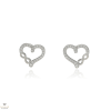Újvilág Kollekció Ezüst szív fülbevaló - 02107-284