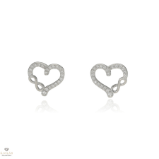 Újvilág Kollekció Ezüst szív fülbevaló - 02107-284 fülbevaló