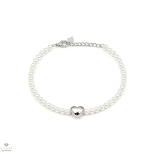 Újvilág Kollekció Ezüst szív karkötő 19 cm - 07198-11 karkötő