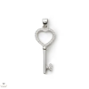 Újvilág Kollekció Ezüst szív kulcs medál - 09149-9