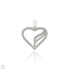 Újvilág Kollekció Ezüst szív medál - 09139-62