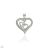 Újvilág Kollekció Ezüst szív medál - 09139-65