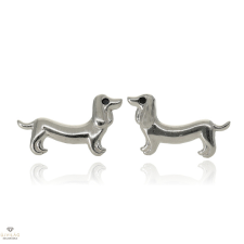 Újvilág Kollekció Ezüst tacskó kutya fülbevaló - 02107-242 fülbevaló