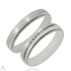 Újvilág Kollekció Fehér arany férfi karikagyűrű 68-as méret - U40154/68-DB