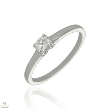 Újvilág Kollekció Fehér arany gyűrű 52-es méret - B42487 gyűrű