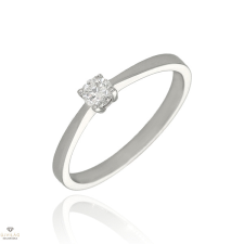 Újvilág Kollekció Fehér arany gyűrű 52-es méret - B52590 gyűrű