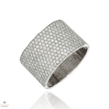 Újvilág Kollekció Fehér arany gyűrű 54-es méret - B19941 gyűrű