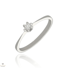 Újvilág Kollekció Fehér arany gyűrű 56-os méret - B42098 gyűrű