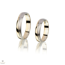Újvilág Kollekció Fehér arany női karikagyűrű 54-es méret - M1144FS/N/54-DB gyűrű