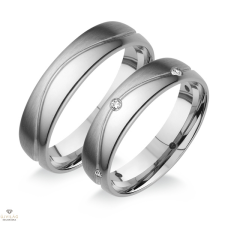 Újvilág Kollekció Fehér arany női karikagyűrű 56-os méret - HG508F/N/56-DB gyűrű