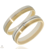 Újvilág Kollekció Fehér arany női karikagyűrű 56-os méret - RA426SF/N/56-DB
