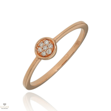 Újvilág Kollekció Rosé arany gyűrű 52-es méret - B45417 gyűrű